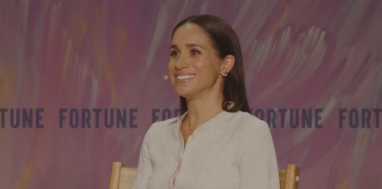 Кадр из ролика Next Level Influence: A Conversation With Meghan, Duchess Of Sussex || Fortune Magazine