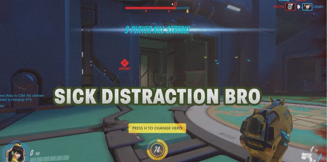 Кадр из ролика "Most Toxic Players in Competitive" | Overwatch Mishaps 28 ||  Lt. Eddy Games
