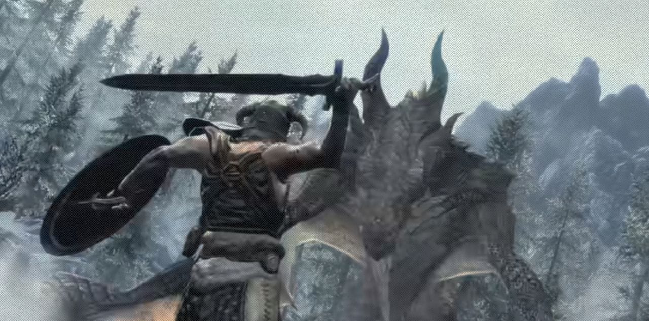 Кадр из ролика The Elder Scrolls V: Skyrim - Official Trailer || Bethesda Softworks