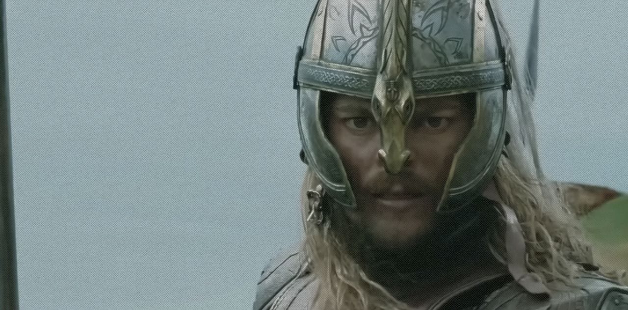 Кадр из ролика  LOTR but only when Eomer is on screen || FatharaniYasmin