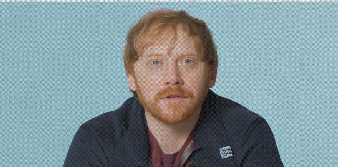 Кадр из ролика  Knock At The Cabin's Rupert Grint Answers Your Questions | Actually Me || GQ