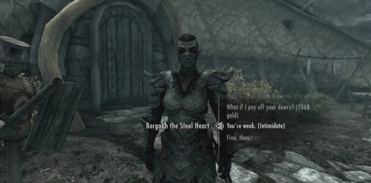 Кадр из ролика  Skyrim Followers|Borgakh the Steel Heart || LoneDragon_SKG