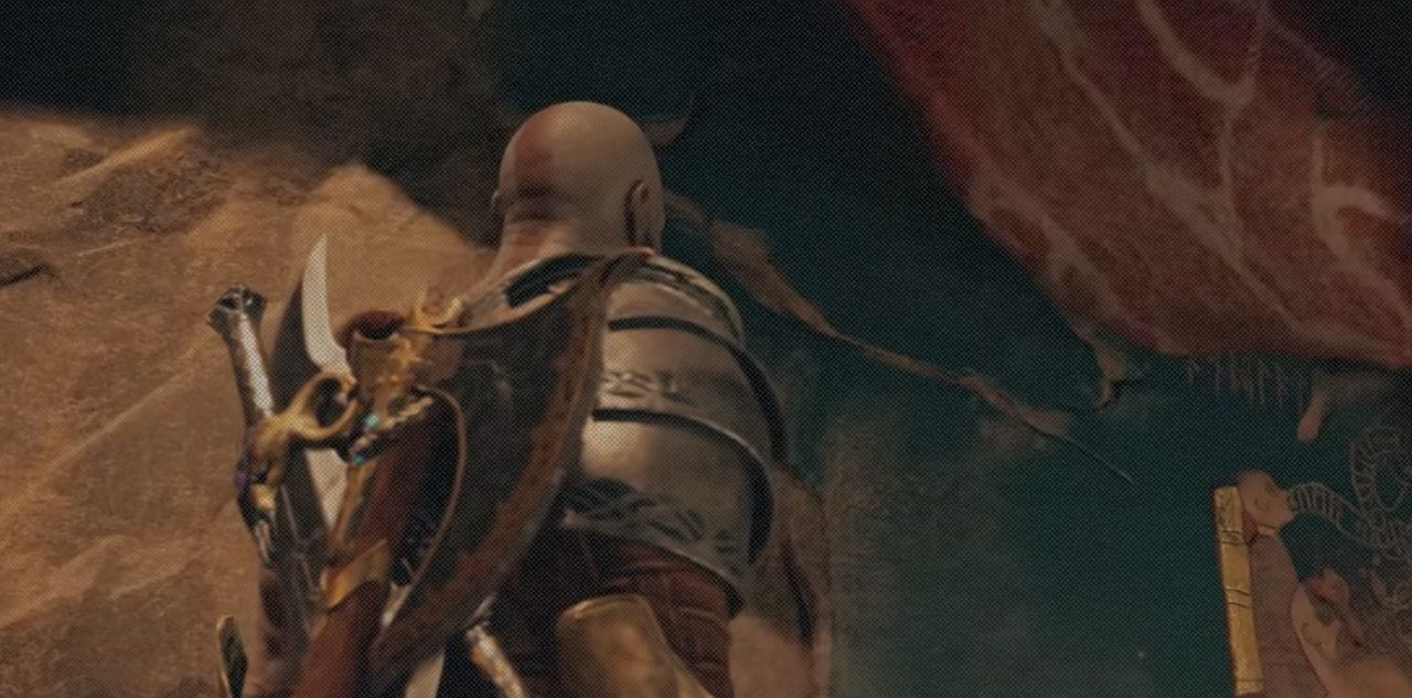 Кадр из ролика Kratos | The God Of War || CONCEPTS J.R.S.