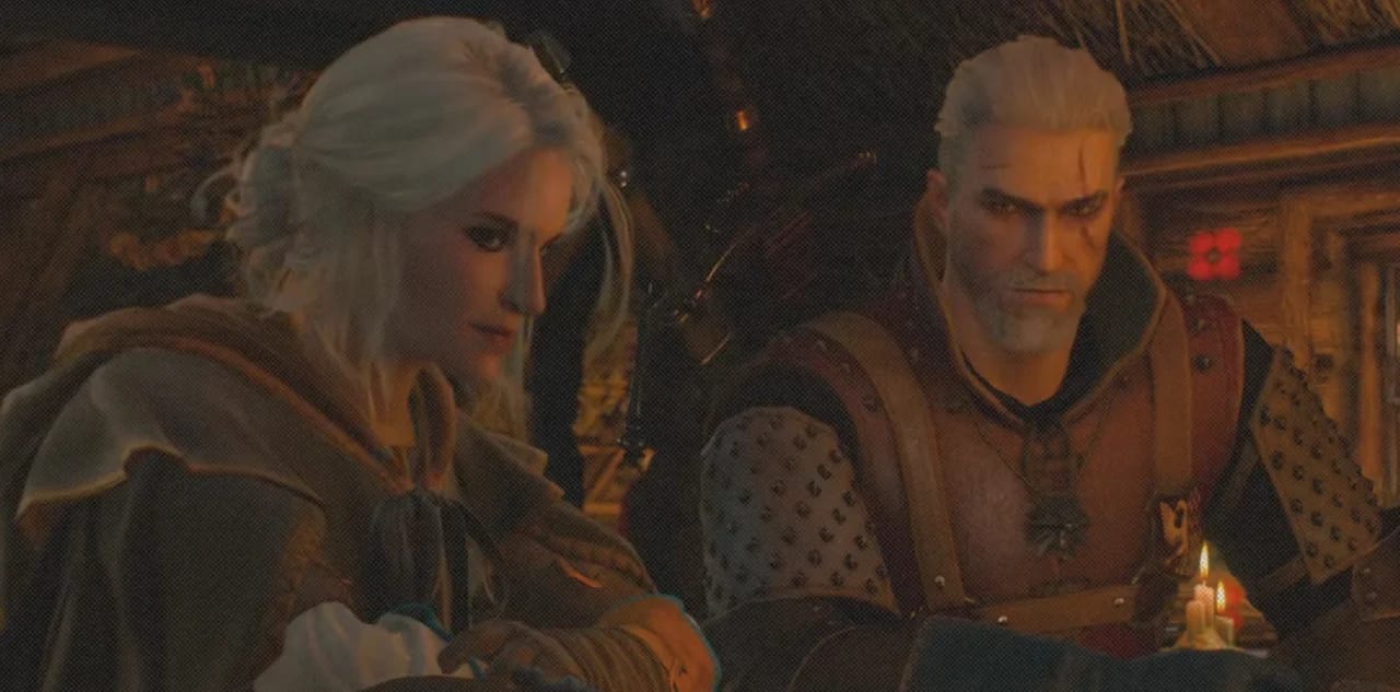 Кадр из ролика  The Witcher 3: Wild Hunt - Ciri Becomes a Witcher Ending (Good/Canon Ending) || xGarbett