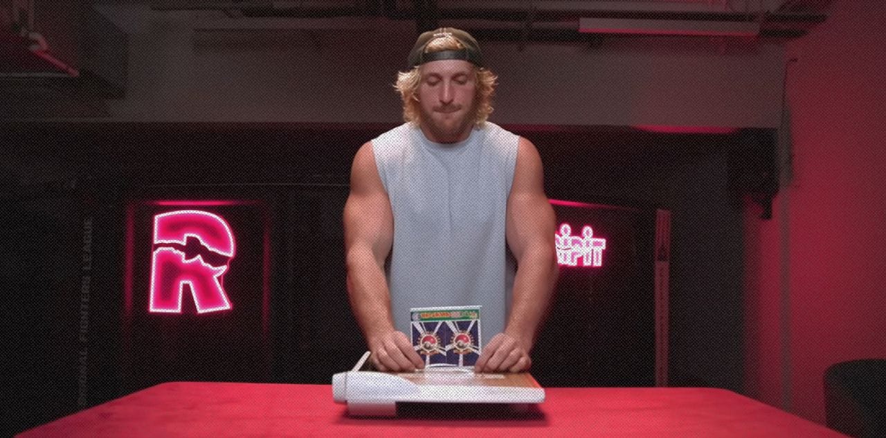 Кадр из ролика  I Spent $2,713,096 on The World’s First Pokémon Card || Logan Paul 