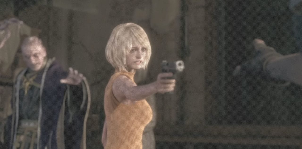 Кадр из ролика  Ashley Has a Crush On Leon (All Scenes) - Resident Evil 4 Remake 2023 || BabyZone
