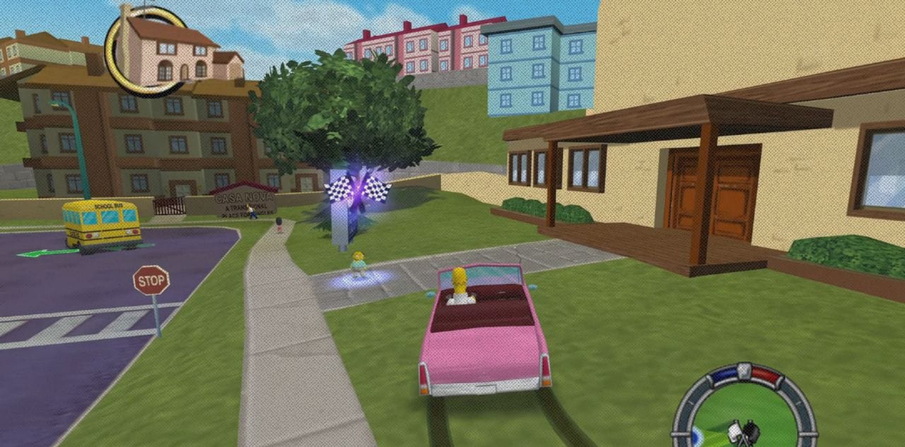 Кадр из ролика Первое впечатление ➤ The Simpsons: Hit & Run 🅕 Прохождение #1 | На Русском | PC || FarchMK Games