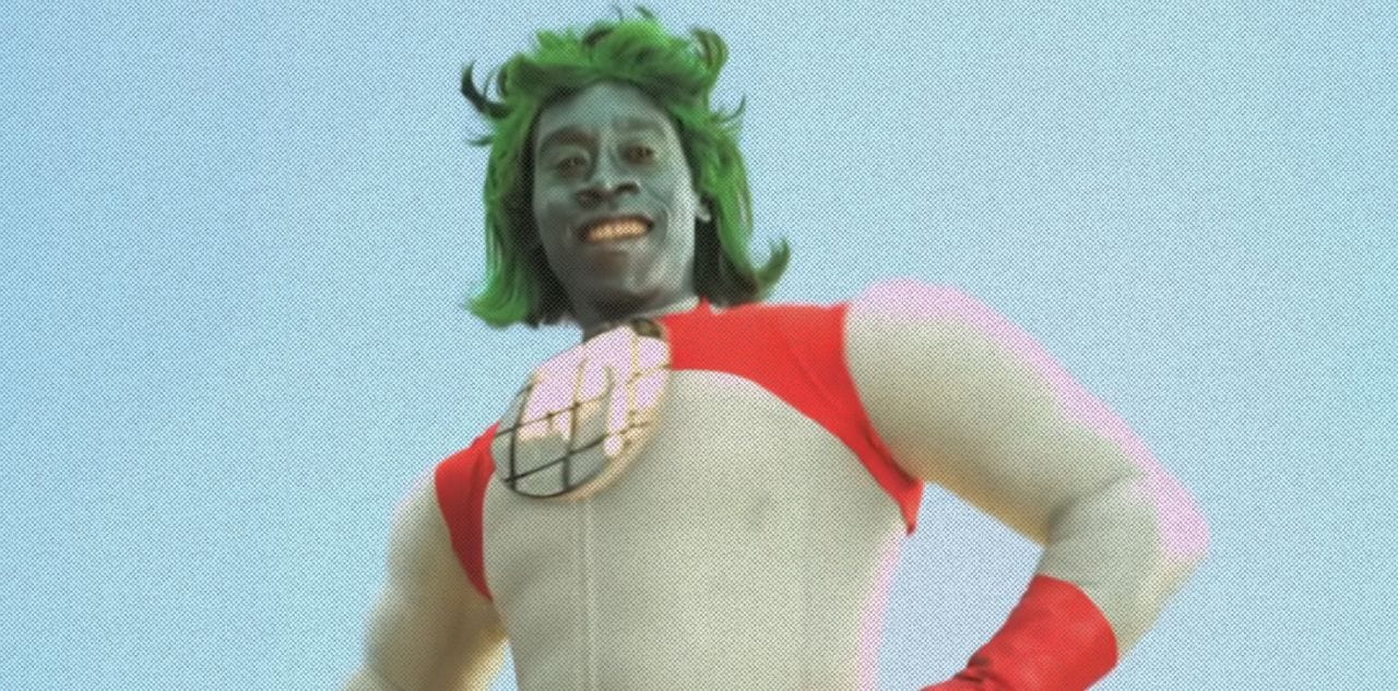 Кадр из ролика Don Cheadle is Captain Planet || Funny or Die