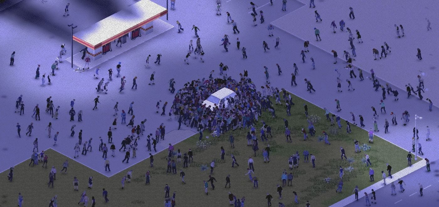 Кадр из трейлера к игре «Project Zomboid»