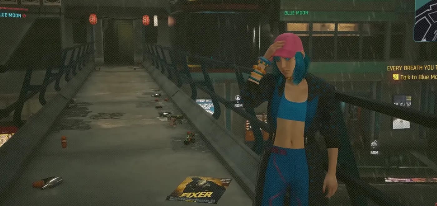 CDPR огорчила фанатов Cyberpunk 2077, опровергнув слухи о вырезанном из игры романе с Blue Moon