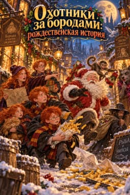 Обложка фанфика Охотники за бородами (Рождественская история) / Beard Hunters (A Christmas Tale)