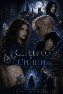 Обложка фанфика Серебро и синий