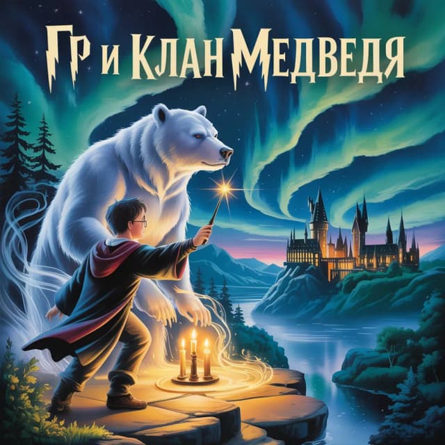 Обложка фанфика Гарри Поттер и клан Медведя