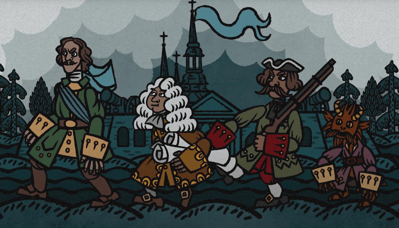 Скриншот из трейлера "Чёртова служба" Baba Yaga Games