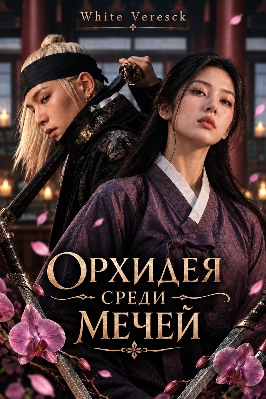 Орхидея среди мечей