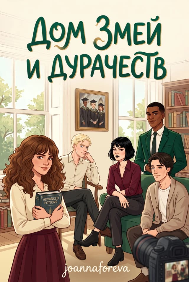 Обложка фанфика Дом змей и дурачеств / House Of Serpents And Silliness