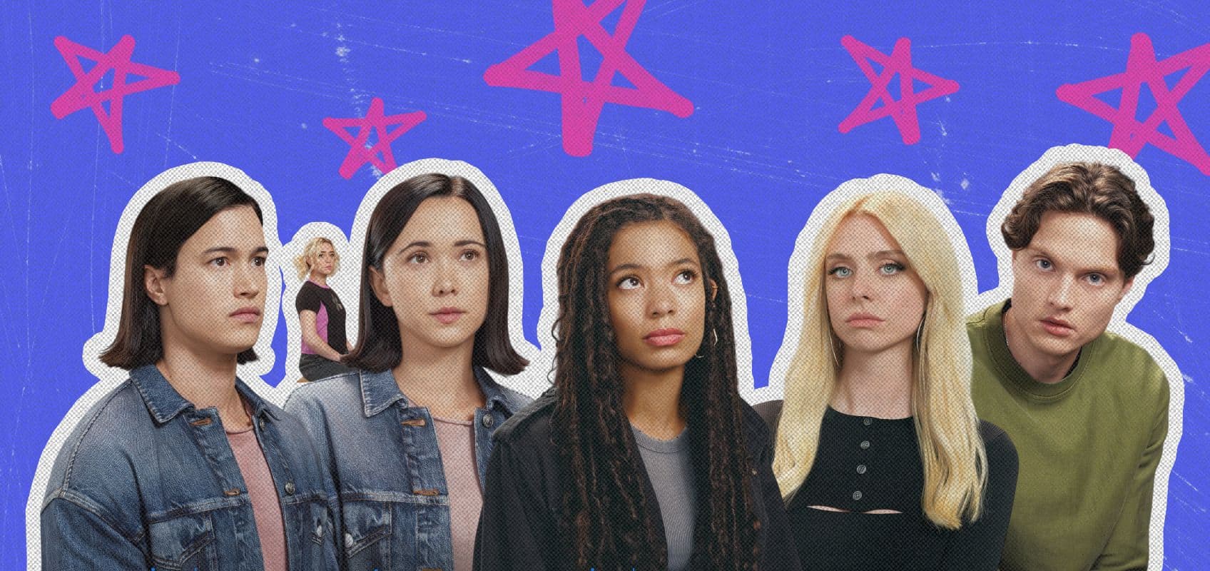 Коллаж: герои сериала «Поколение Ви»