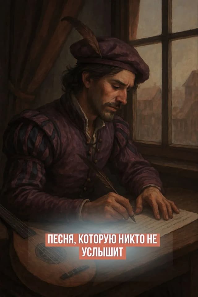 Обложка фанфика Песня, которую никто не услышит
