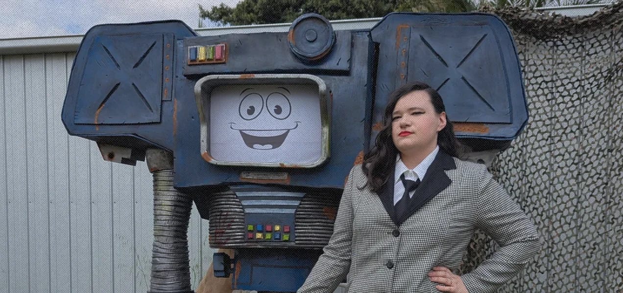 Поклонница Fallout собрала секьюритрона в натуральную величину для игры в New Vegas