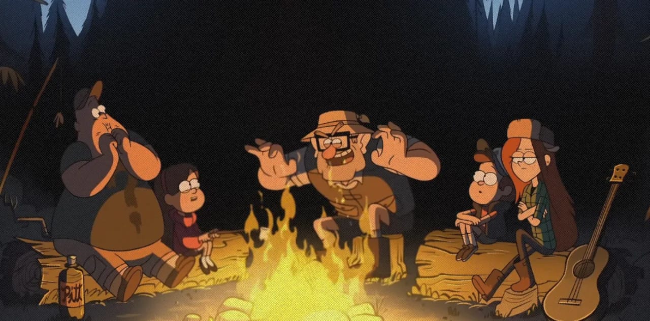Кадр из ролика Gravity Falls - Opening Theme Song - HD || TheMysteryofGF